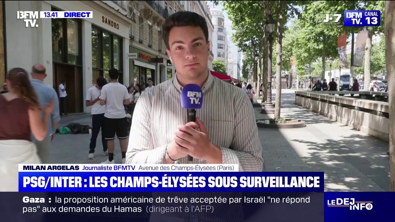 PSG-Inter: les Champs-Élysées sous surveillance pour la finale