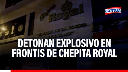 Detonan explosivo en Chepita Royal: Delincuente es capturado tras atentado contra restaurante en SMP