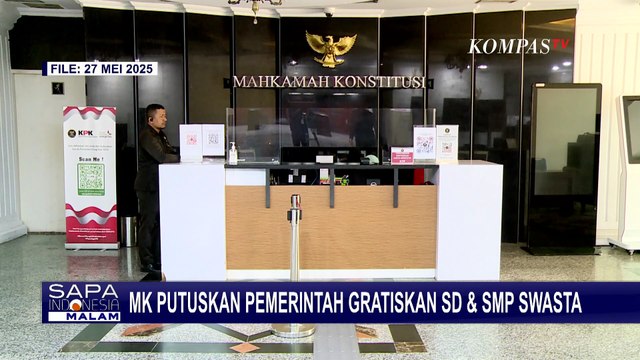 [FULL] Serba-Serbi Putusan MK soal Sekolah Gratis SD-SMP Negeri & Swasta, Ini Respons DPR!