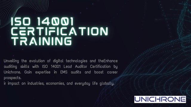 ISO 14001 Lead Auditor Certification by Unichrone