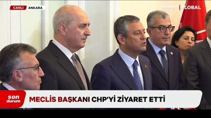 TBMM Başkanı Kurtulmuş ile CHP lideri Özel görüştü! Gündem terörsüz Türkiye