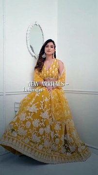 Designer Lehengas in Trending Colors for Weddings and Parties