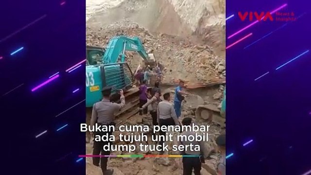 Detik-detik Mengerikan Longsor Gunung Kuda Cirebon