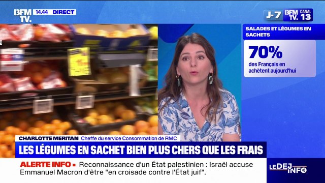 Les légumes en sachet sont-ils plus chers que les légumes en vrac? BFMTV répond à vos questions