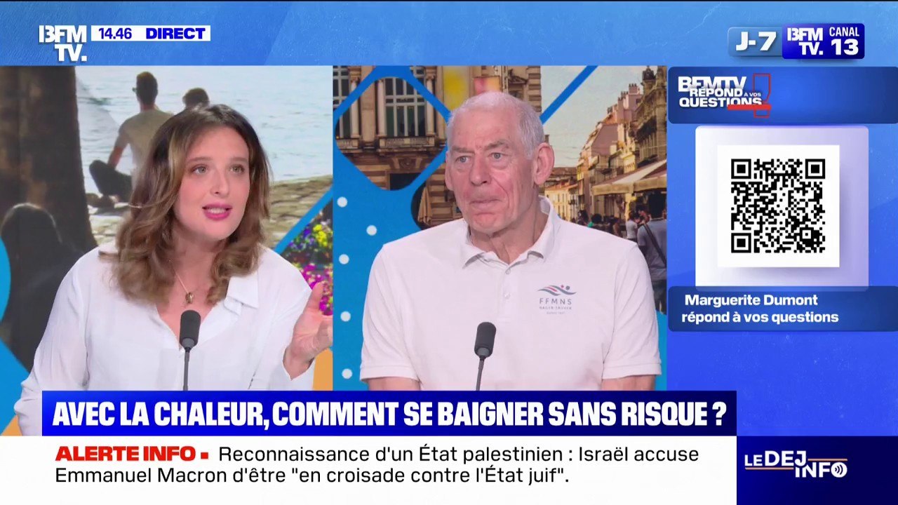 Baignades: comment rentrer dans l'eau sans risque lorsqu'il fait chaud? BFMTV répond à vos questions