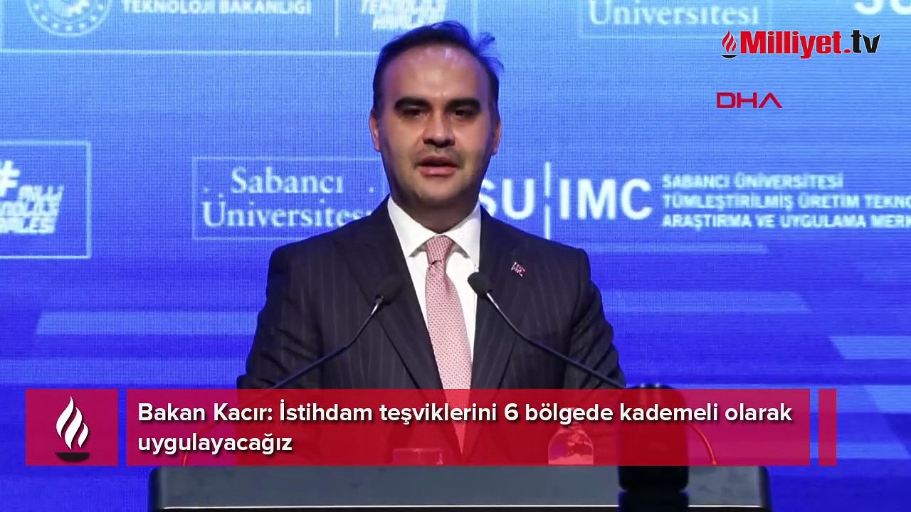 Bakan Kacır’dan yeni yatırım teşvik sistemi değerlendirmesi: Planlı sanayileşmeyi destekleyeceğiz