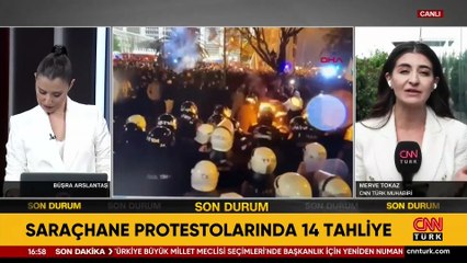 Saraçhane protestolarında 14 tahliye