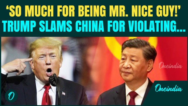 Trump Vs China: Trump ‘Saved China From Civil Unrest’ Yet China ‘Violated Its Agreement With US’