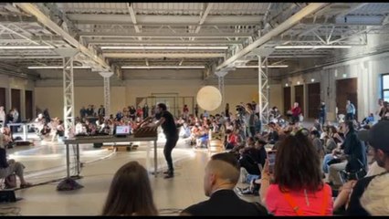 Attivazione sonora di Tarek Atoui in Pirelli HangarBicocca