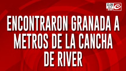 Encontraron una granada a pocos metros de la cancha de River