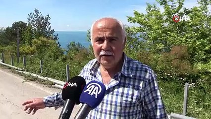 Yer: Kastamonu... İki ilçeyi bağlayan yol denizle birleşti