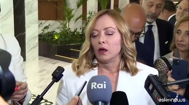Dazi, Meloni: positiva su fatto che tutti capiscano che serve accordo