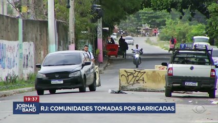 RJ: comunidades são tomadas por barricadas de bandidos