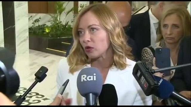 Dazi, Meloni: positiva su fatto che tutti capiscano che serve accordo