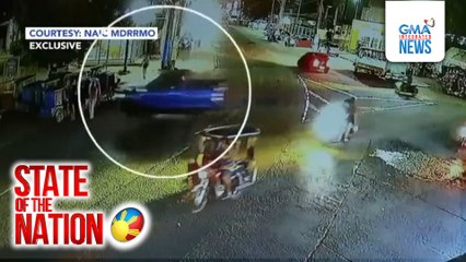 Truck sa Naic, Cavite, sumalpok sa 5 nakaparadang tricycle; 2 sugatan | SONA