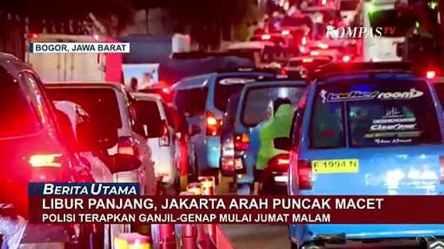 Pantauan Lalu Lintas Jakarta Arah Puncak per Jumat 30 Mei 2025 Malam di Libur Panjang