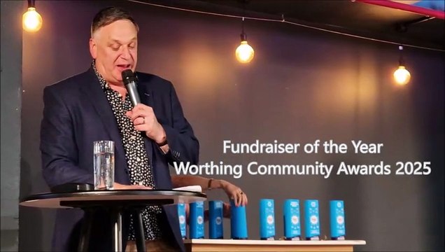 Hear about the winner of Fundraiser of the Year at Worthing Community Awards 2025