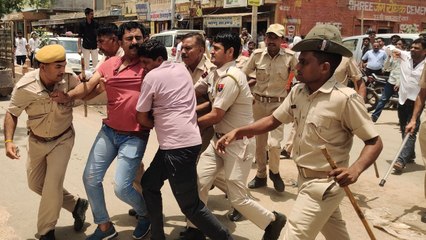 Watch Video: अतिक्रमण हटाने के दौरान पुलिस बल मुहैया नहीं करवाने का आरोप