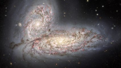 Impressive Gemini North via 4K Telescope Shows Merging Galaxies