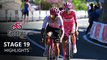 Cycling - Giro d'Italia 2025 - Stage 19 highlights - Will Isaac Del Toro keep his pink jersey ?