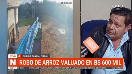 Buscan a responsables del robo millonario de arroz