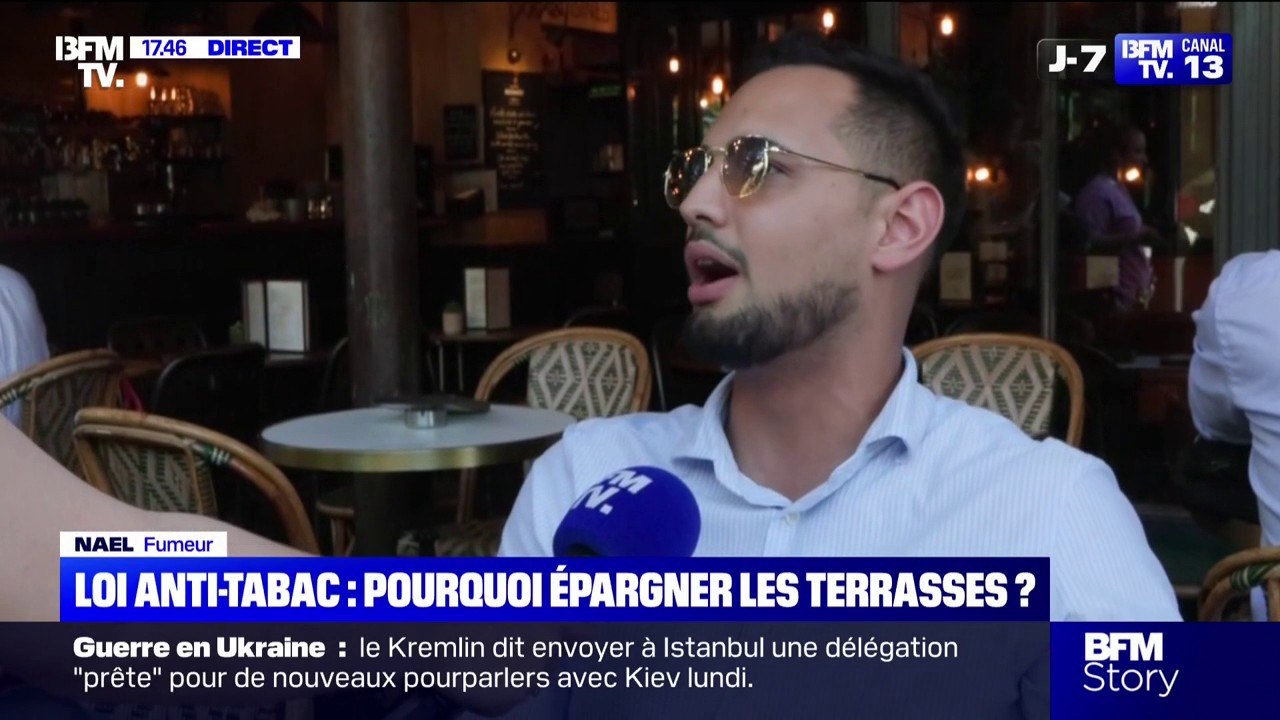 "Il faudrait deux zones": après l'annonce de l'interdiction des cigarettes dans certains lieux publics, l'exception des terrasses divise
