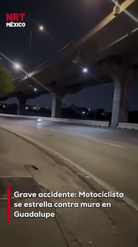 ‼️ Motociclista choca brutalmente contra un muro en Guadalupe y termina con graves lesiones en ambas piernas. El joven fue trasladado de emergencia a un hospital.