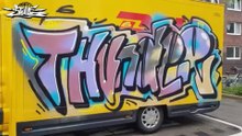 Graffiti DHL-Trucks // HAMBURG (IV) ( (((Legendär Graffiti 2025 Video )