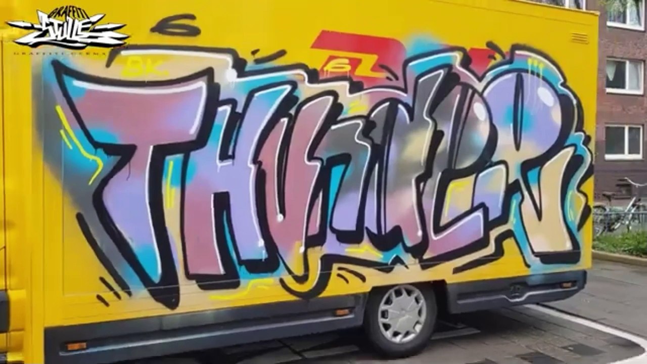 Graffiti DHL-Trucks // HAMBURG (IV) ( (((Legendär Graffiti 2025 Video )