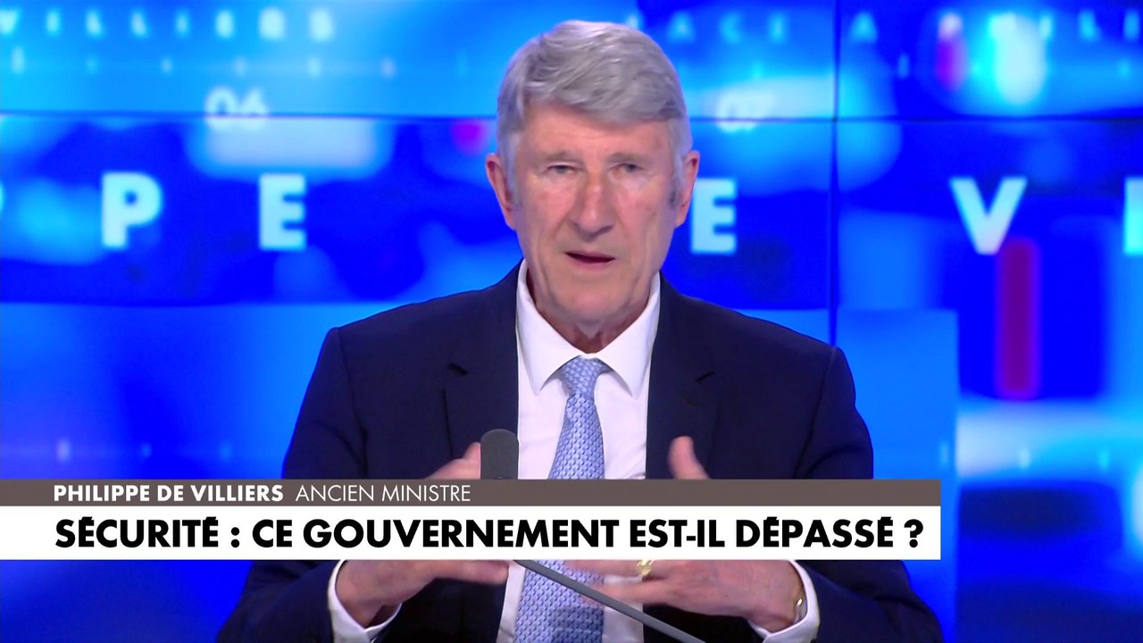 Philippe de Villiers : «L'exécutif tente de traiter les effets des maux dont il chérit les causes»