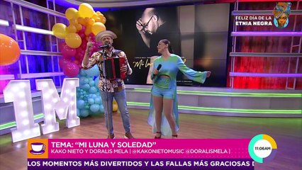 Kako Nieto y Doralis nos interpretaron "Mi luna y soledad"