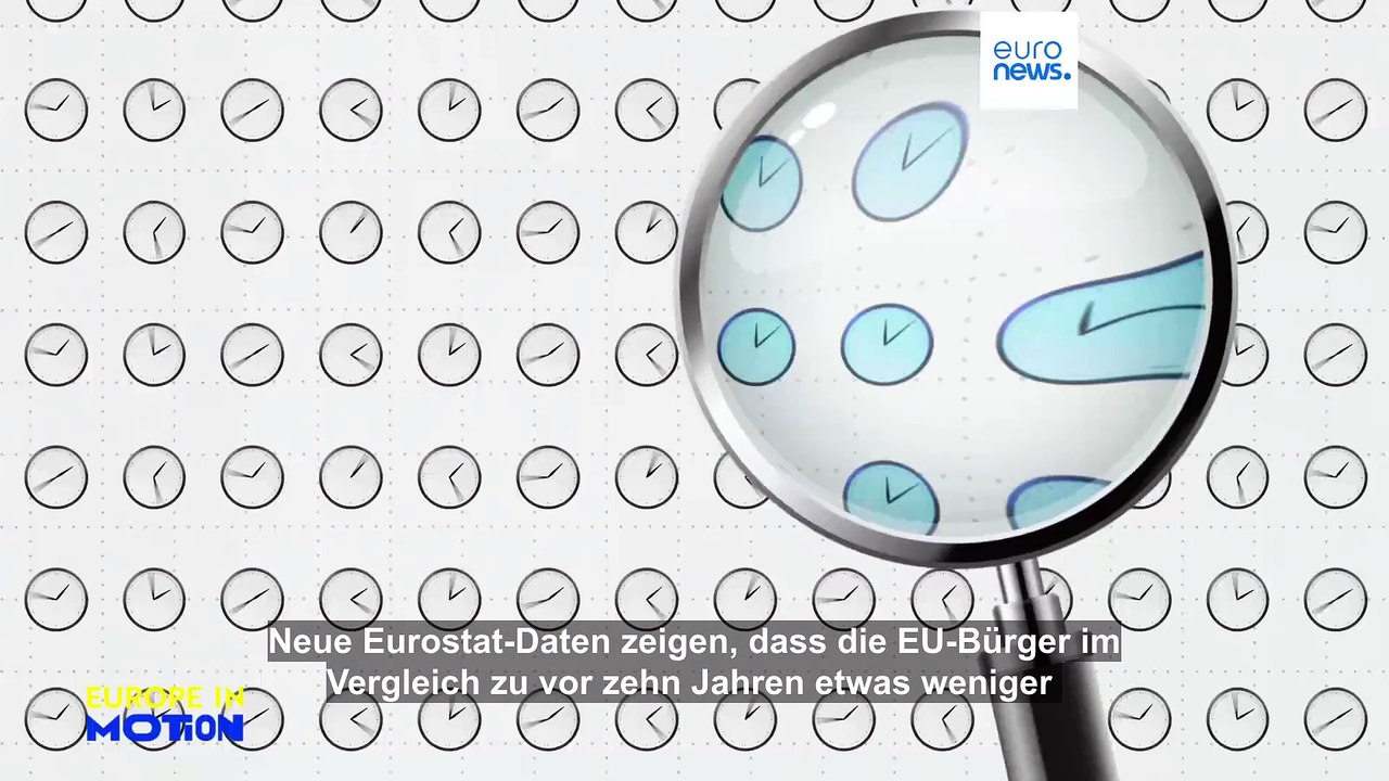 Wie viel arbeiten die Europäer durchschnittlich?