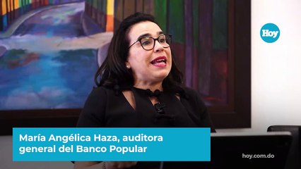 María Angélica Haza, auditora general del Banco Popular