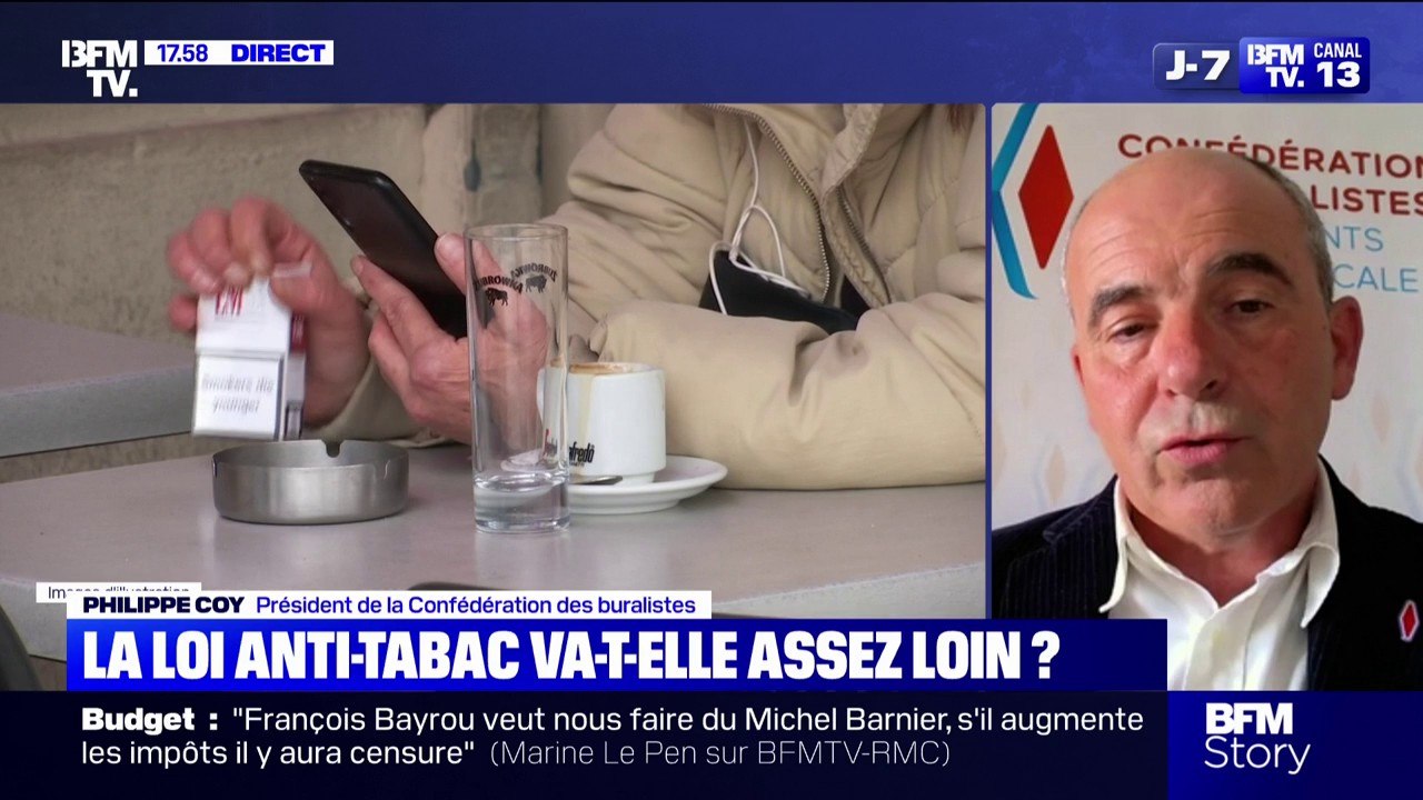 Interdiction des cigarettes: "Y a-t-il besoin d'une loi pour apprendre à vivre ensemble ? Je ne crois pas", déclare le président de la Confédération des buralistes
