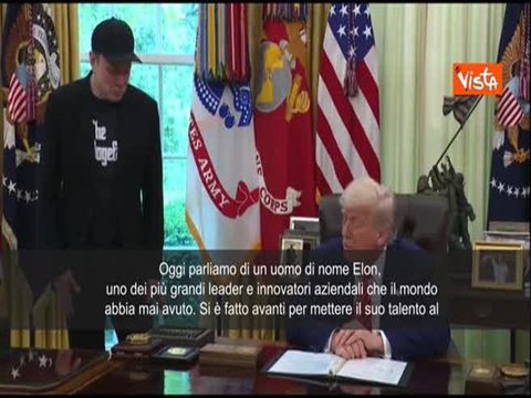 Trump: Elon Musk uno dei più grandi leader e innovatori che il mondo abbia mai avuto