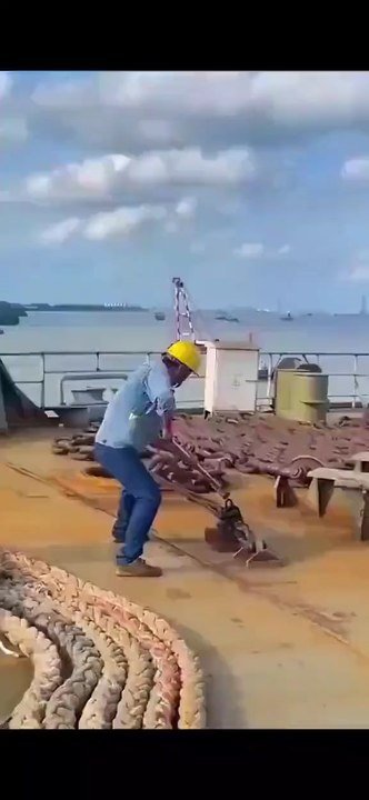 How to stop a ship in open sea