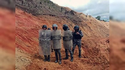 Bombas y disparos para dispersar protesta contra Barrick Pueblo Viejo