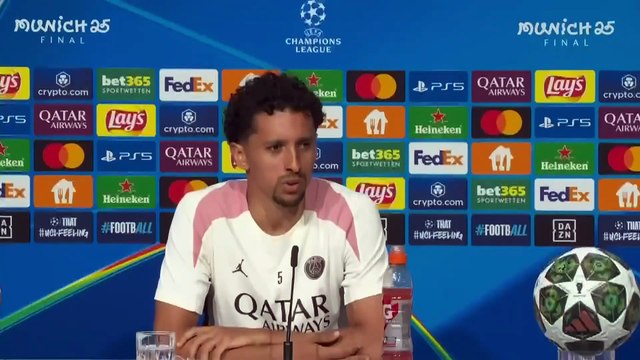 « Je suis amoureux de cette équipe » : Marquinhos rend hommage à ses coéquipiers avant la finale de C1 - Foot - Ligue des champions
