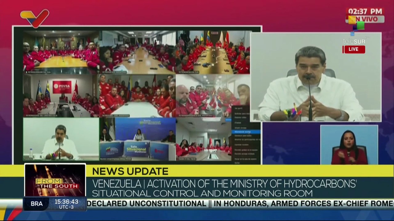 Venezuela | Inauguration of Joint Venture Production Plan monitoring and supervision room