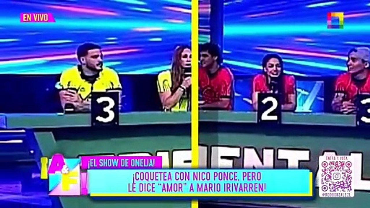 ¡EL SHOW DE ONELIA! ¡COQUETEA CON NICO PONCE, PERO LE DICE “AMOR” A MARIO IRIVARREN! | Willax