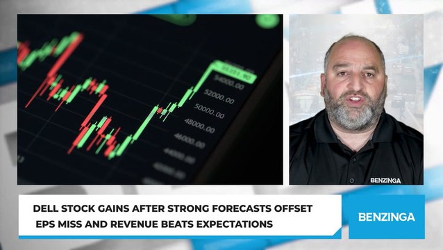 Dell Stock Gains After Strong Forecasts Offset EPS Miss And Revenue Beats Expectations