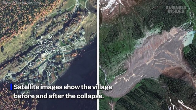 Glacier collapse wipes out Swiss village in the Alps