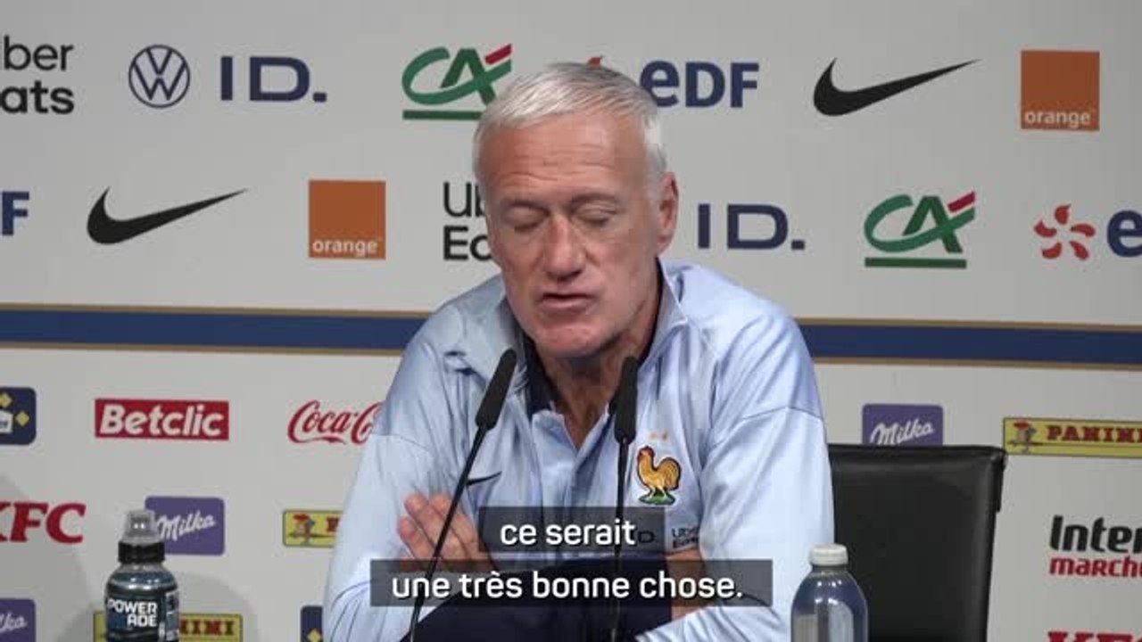 Finale - Deschamps : "Ce serait une bonne chose pour le football français si Paris la gagne"