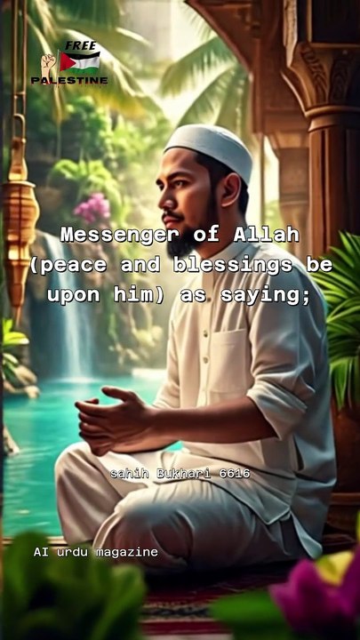 SAHIH BUKHARI 6616=URDU VOICE=ENGLISH CAPTION - #ALLAH #hadees #islamicvideo  #allahhuakbar #allahuakbar  #deenislam #islamicshorts  #islamicvideo #viralvideo #hadees #motivation #motivational