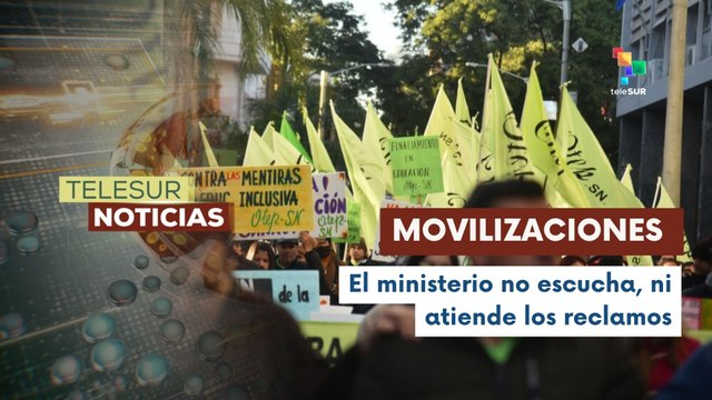 Los docentes exigen diálogo con Ministro de Educación en Paraguay