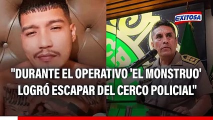 'El Monstruo' sigue libre: Peligroso criminal consiguió escapar de operativo en Brasil, según Gral. Marco Conde