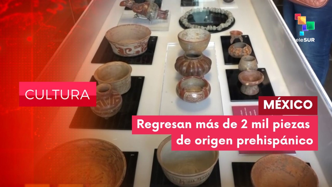 Devolución de 2 mil piezas de origen prehispánico CULTURA EDICIÓN CENTRAL 30-05-2025   Como parte de un esfuerzo por recuperar el patrimonio cultural de México, el gobierno federal ha logrado la devolución de más de 2 mil piezas de origen prehispánico des