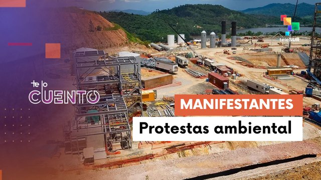 Represión a protesta ambiental contra la minera Barrick en Sánchez Ramírez
