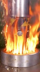 NUCLEAR BOMB blast shorts of 2025 #viral #hydraulicpress #crushing