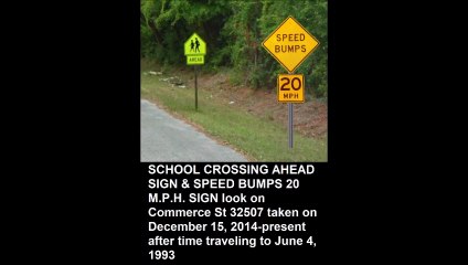 About Commerce St 32507 After Time Traveling To June 4, 1993